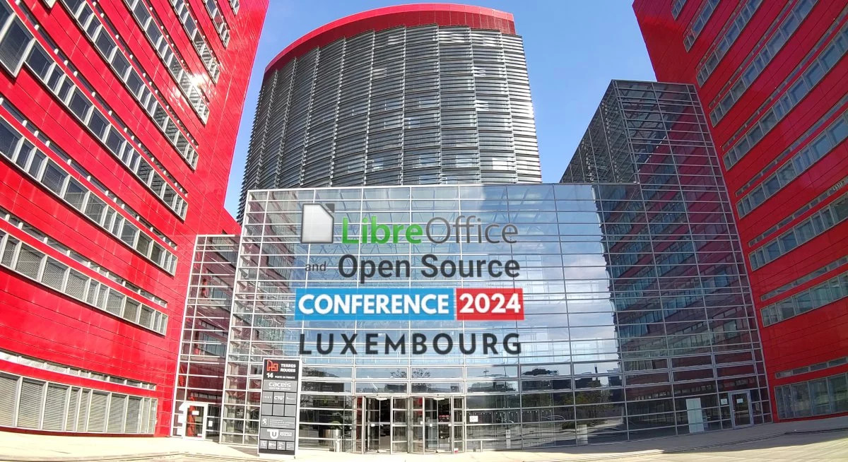 Promotional image of the LibreOffice and Open Source Conference 2024