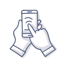 Phone in hand
