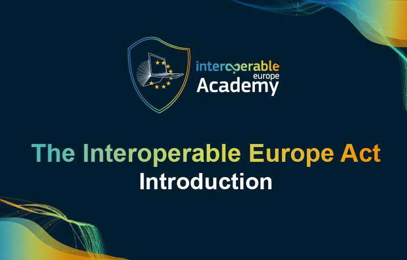 The Interoperable Europe Act