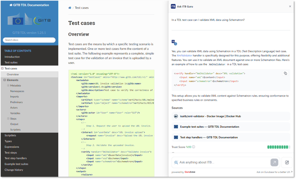 AI chat in documentation