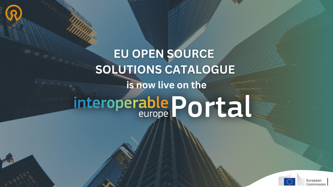 Communication image for EU OSS Catalogue launch