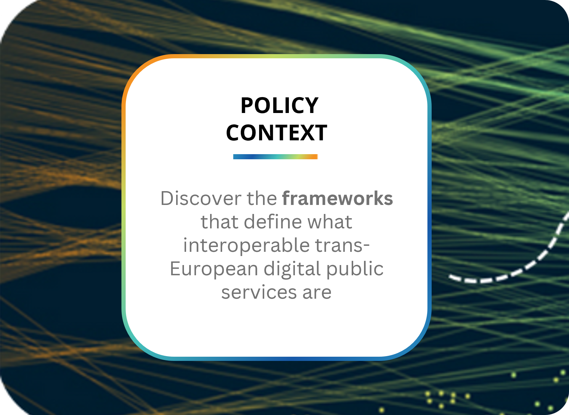 Policy context