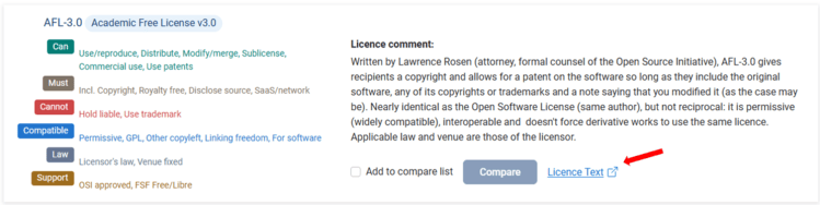 compare list