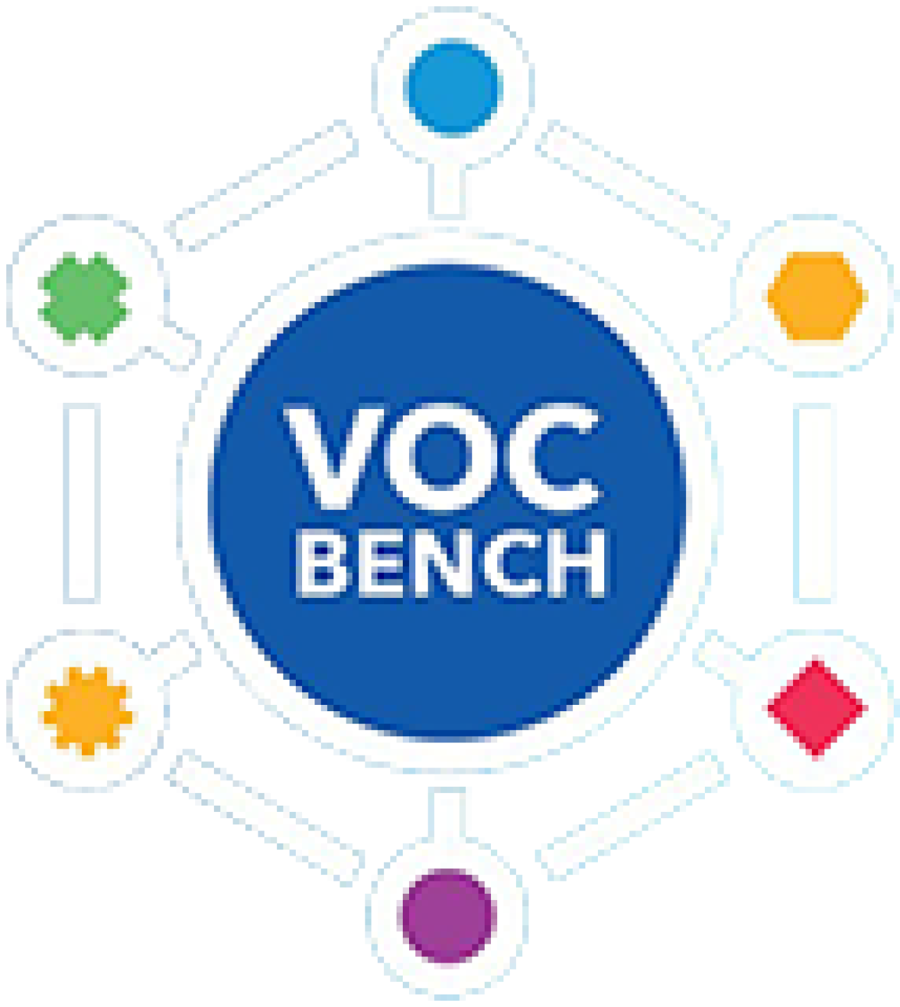 VB colored logo on white