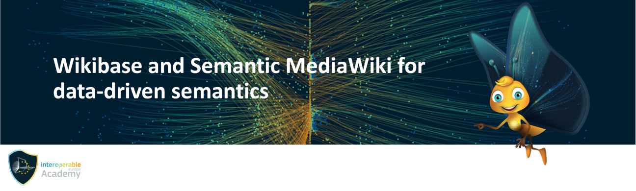 Wikibase and Semantic MediaWiki for data-driven semantics