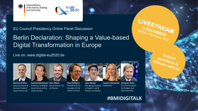 Berlin Declaration Panel speakers