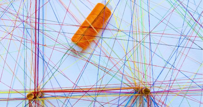 Threads connected to each other