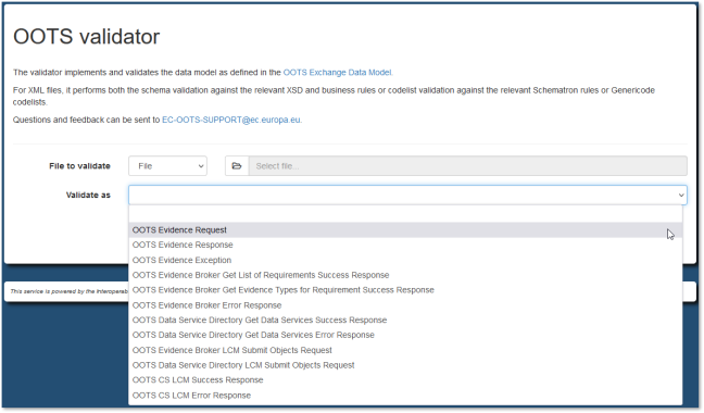 OOTS validator
