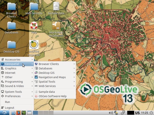 OSGeo Live screenshot