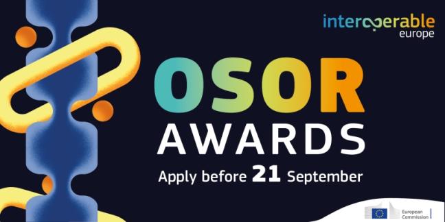 Twitter banner promotin OSOR Awards 2023