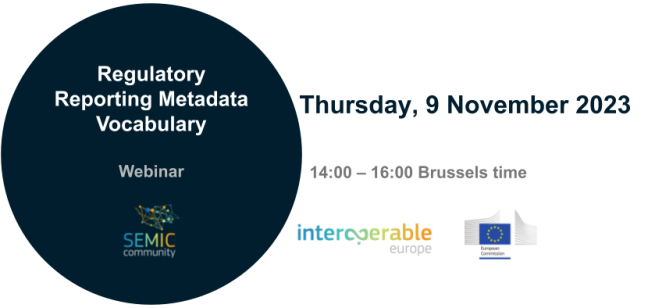 Validation webinar for the Regulatory Reporting Metadata Vocabulary