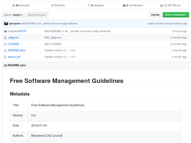 The image is a screenshot from GitHub, showing frontpage of the English translation