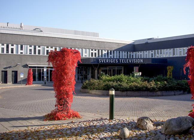 Headquarters of the Swedish national broadcasting company, SVT.