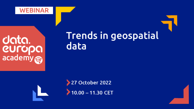 Geospatial trend webinar