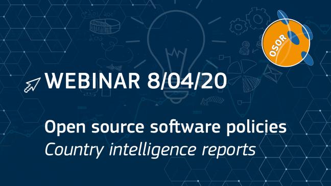 Webinar on open source software policies