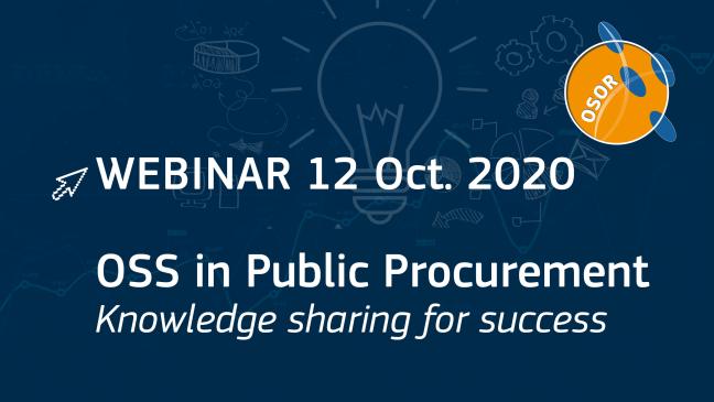 OSOR webinar on OSS in public procurement