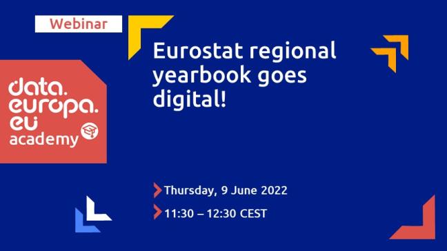 Promotional image - Eurostat yearbook goes digital webinar