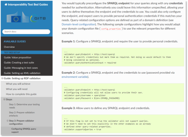 Documentation screenshot