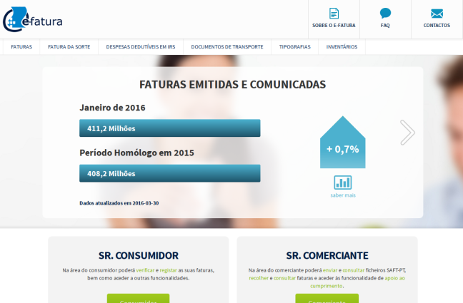eFatura website