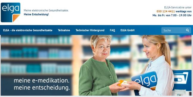 The ELGA website