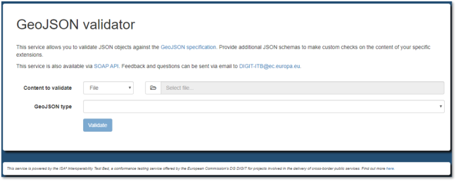 GeoJSON validator