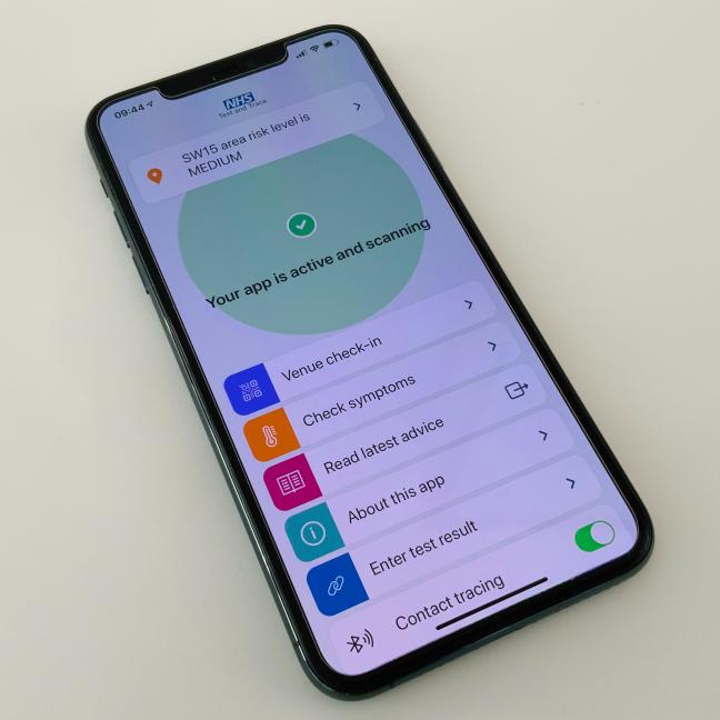 Apps on a mobile phone