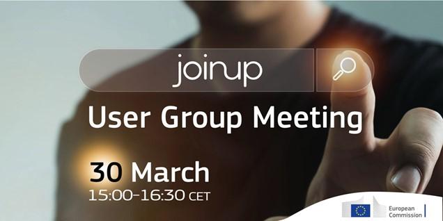 user entering Joinup