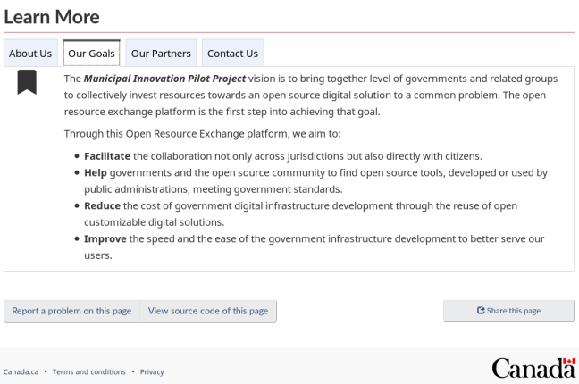 A quote from the ORE website: the part that quotes the goal of the organisation