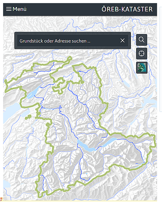 The image shows a map of Switzerland, marking the canton of Bern