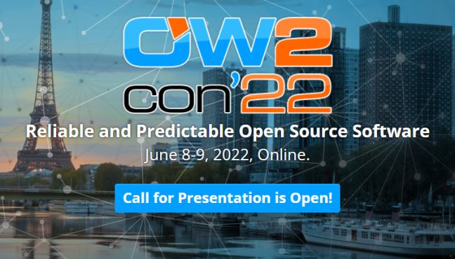 OW2con'22 on 8-9 June, call for papers is open