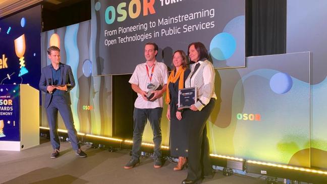GeoTrek recieves an OSOR Award