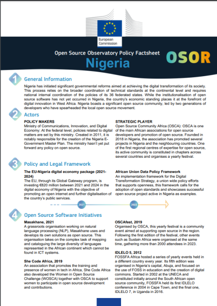 Nigeria Factsheet