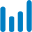 Bar chart dark blue 32