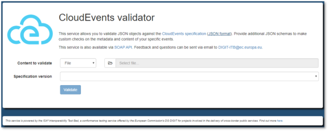 CloudEvents validator