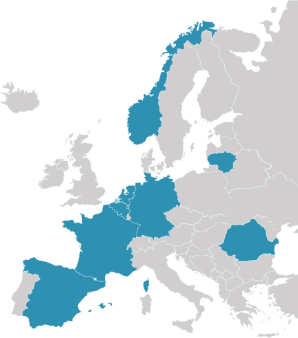 Countries that used the ITB BRegDCAT-AP validator from July 2021 until February 2024.